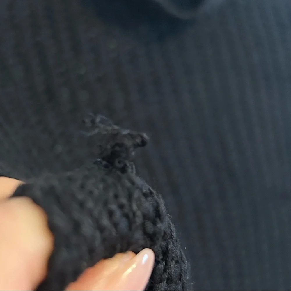 {OLIVACEBOUS} Black turtleneck Sweater - Picture 8 of 9